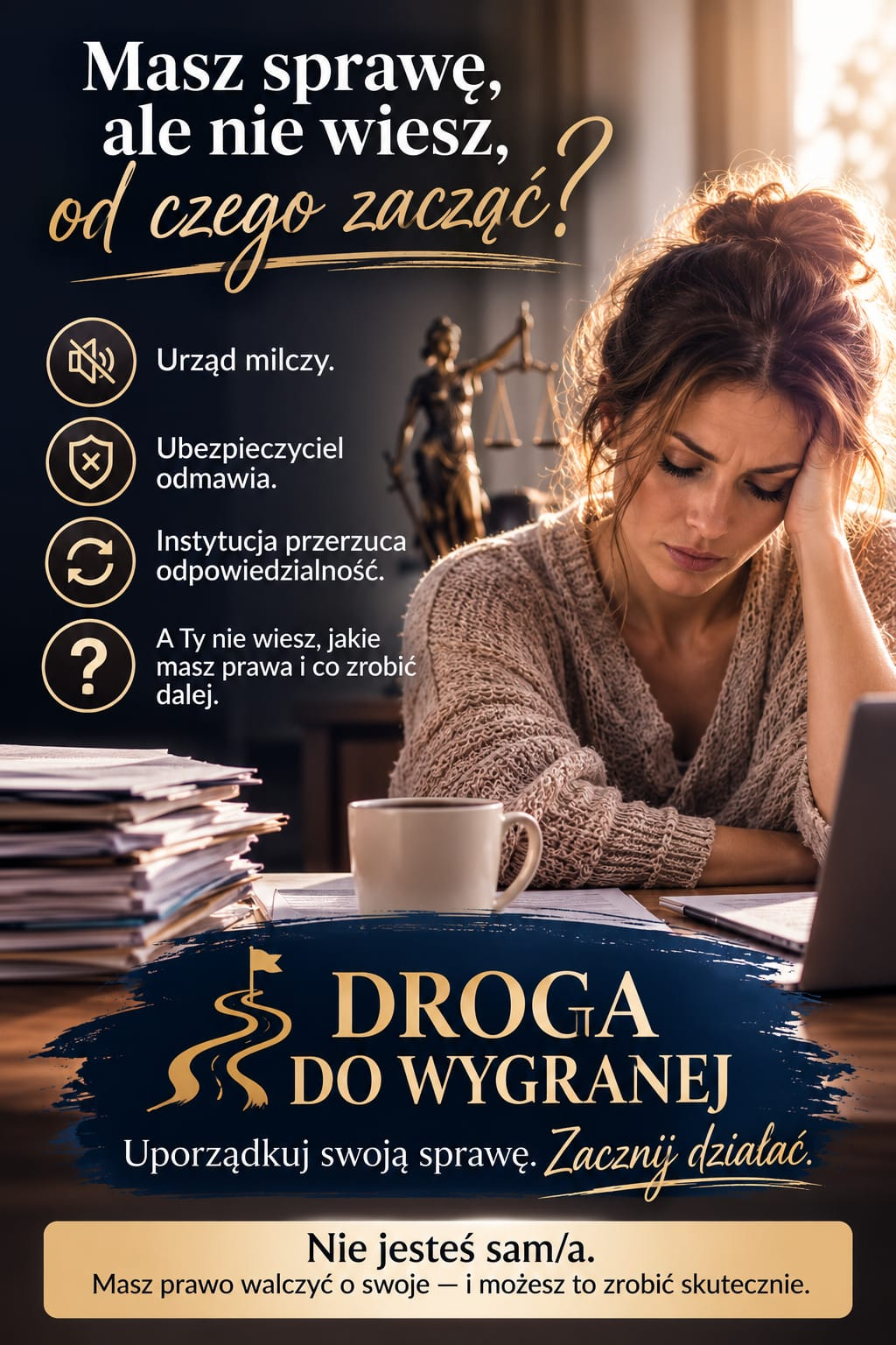 Droga do wygranej — uporządkuj swoją sprawę, zacznij działać